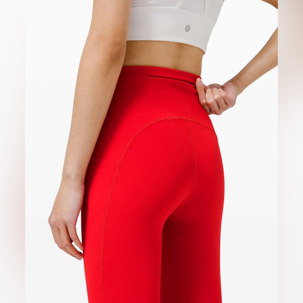 Lululemon Swift Speed High-Rise Tight 28" Dark Red‎ (First Release) Size 20 - Picture 6 of 13